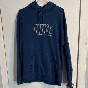 Nike Men's Deep Blue Pullover Hoodie